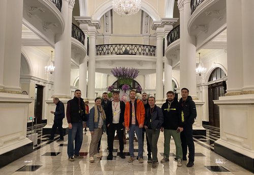 Участники поездки на культурной программе