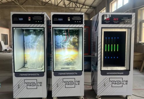 Современные демо-стенды (пока на заводе в Китае), созданные компанией ССК Индустрия