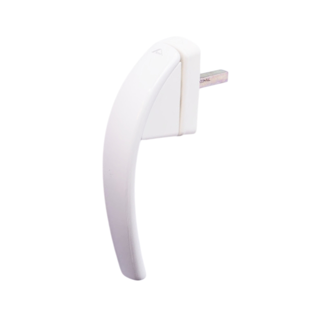 Ручка оконная Рото Swing штифт 43 мм БЕЛАЯ R07.2 с винтами