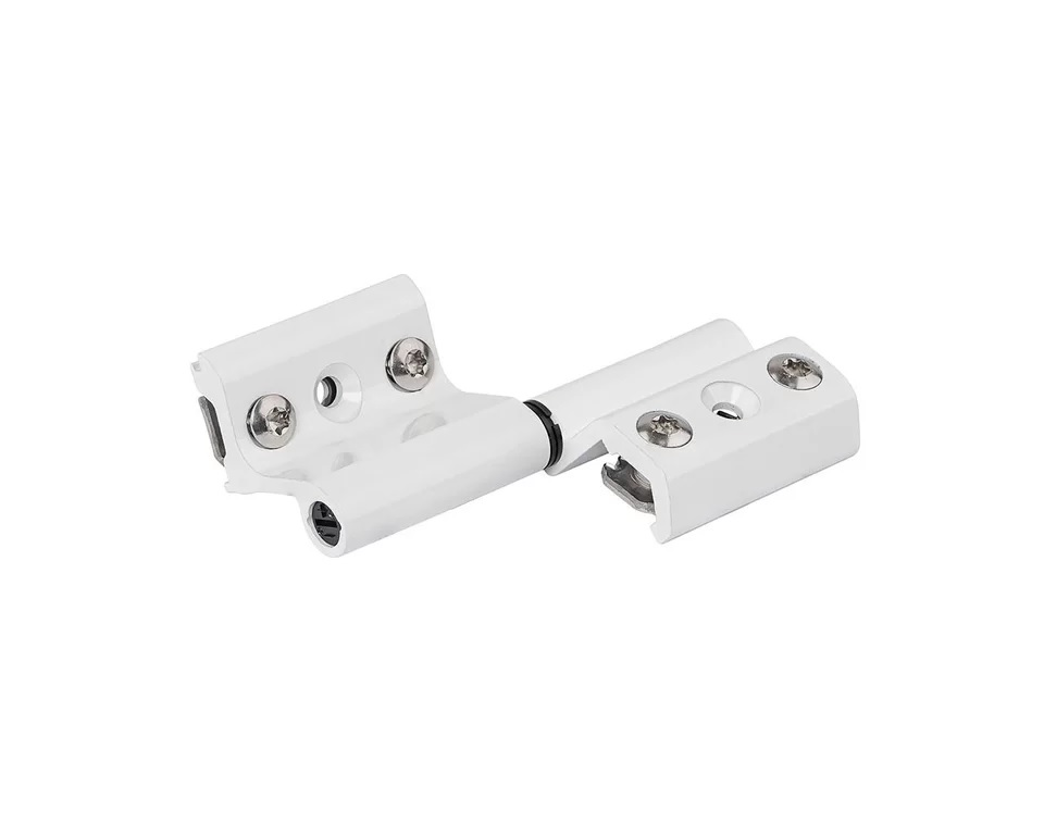 Петли поворотные Alu 540-10 DE (50-70кг) бел. 9016 815704