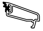 Штапик, NOVOLINE REDMAX 2023, 36мм под ст.4мм шт=6.5м